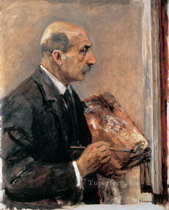 self portrait with palette Max Liebermann German Impressionism Oil Paintings